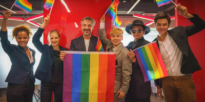 How should brands show their support for pride